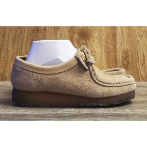 Clarks Wallabee Leather Shoes Women's Size 7 Tan